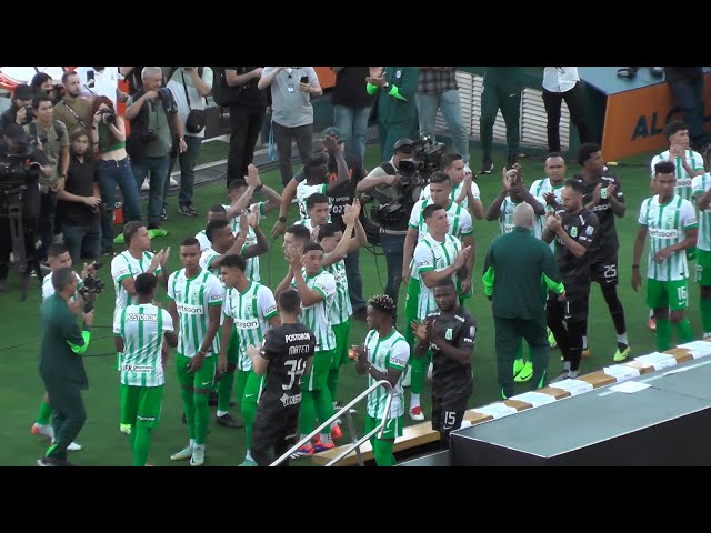 PRESENTACIÓN EQUIPO Atlético Nacional PROFESIONAL MASCULINO 2025-I EN EL Atanasio . . .