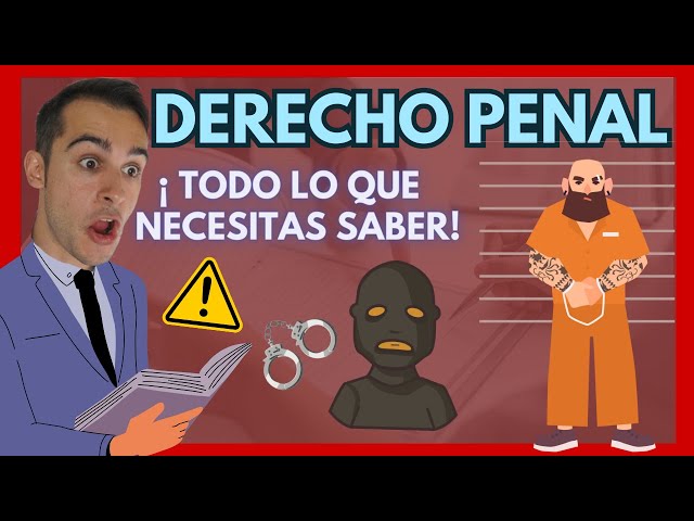 💥 DERECHO PENAL ¿Qué es?【Todo EXPLICADO en Materia Penal】