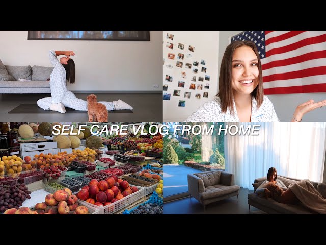 cozy home vlog | my childhood room, healthy cooking with mom, dreams and goals