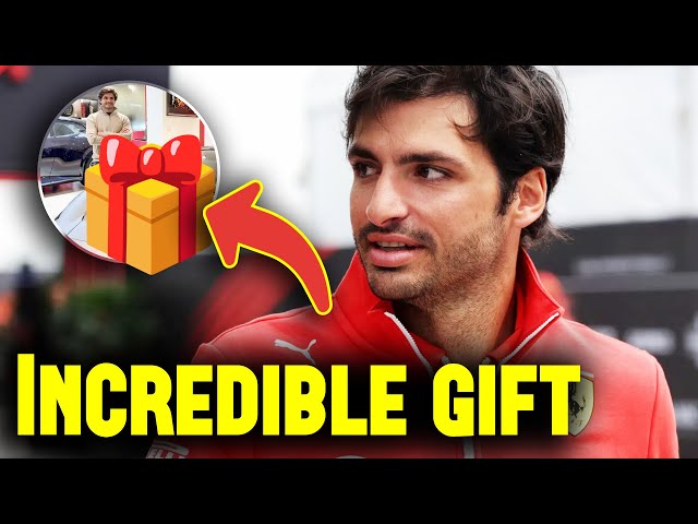 Ferrari gives Carlos Sainz an INCREDIBLE farewell gift