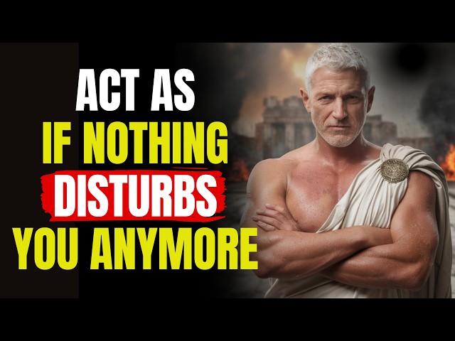 Act Like Nothing Disturbs You Anymore | Modern Stoicism #stoicism #stoicsecrets  #stoics