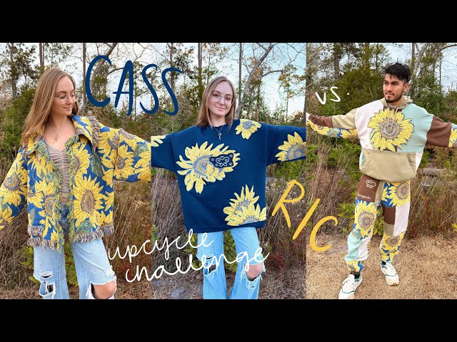 sunflower upcycle challenge: cass vs. ric