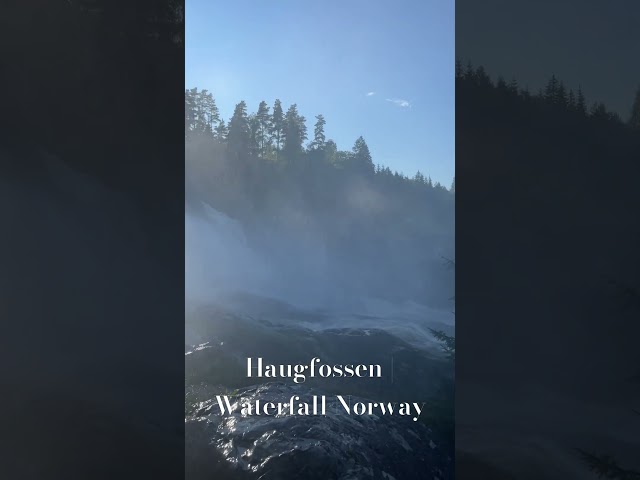 Haugfoss1/5 #waterfall #oslo #norway #travel #and #tourism #for #peace #green #water #n #peace