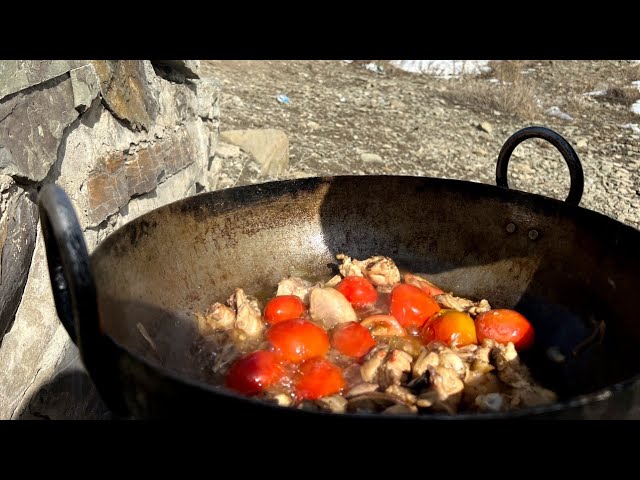 authentic Charsi Chicken Karahi|Ramzan Special Chicken Karahi|Cooking Chicken Karahi in cold weather