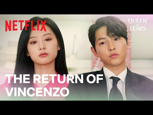 Vincenzo (Song Joong-ki) is Hong Hae-in (Kim Ji-Won)'s lawyer?! | Queen of Tears | Netflix [ENG SUB]