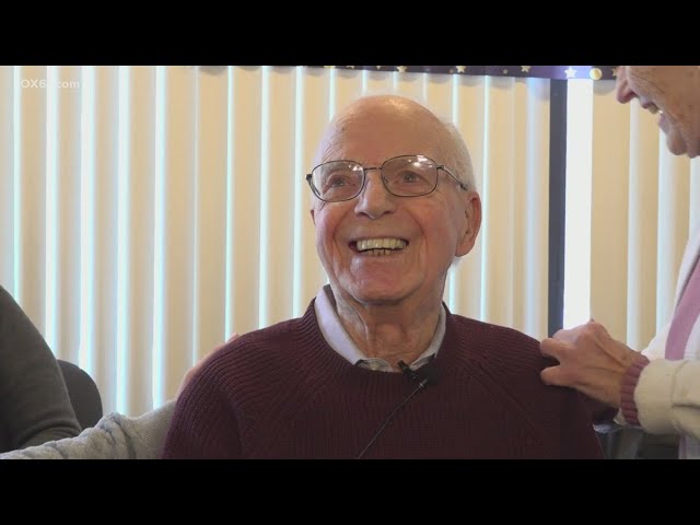 Angelo Bartolotta, a WWII veteran from Middletown, celebrates 100th birthday with family, friends