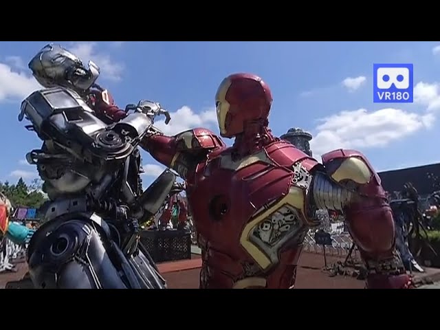 3D 180VR 4K Ironman in a fierce battle  LIve or Die Iron Man