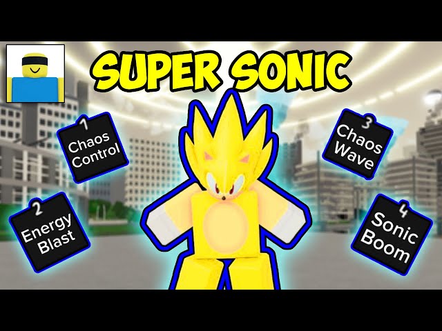 SUPER SONIC vs EVERYONE in Jujutsu Shenanigans!!! (jjs Custom Moveset BOSSFIGHT⚔️)