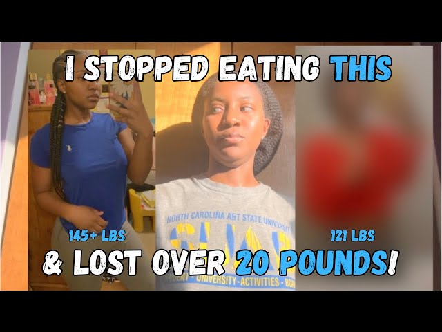 I stopped eating THIS & lost 20 POUNDS - vegan weight loss