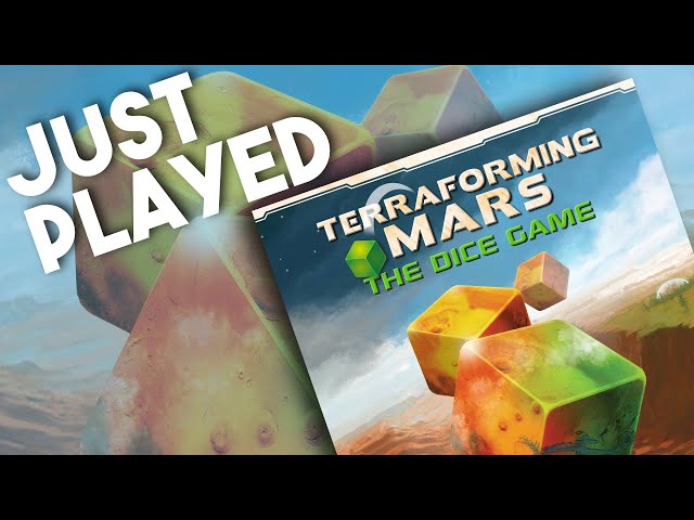 Terraforming Mars: The Dice Game - We Just Played It!