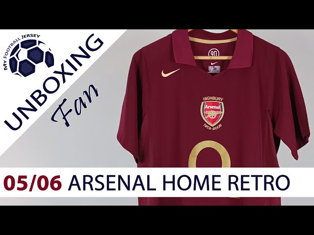 Arsenal Home Retro Jersey 05/06 Henry (JJSport24) Fan Version Unboxing Review