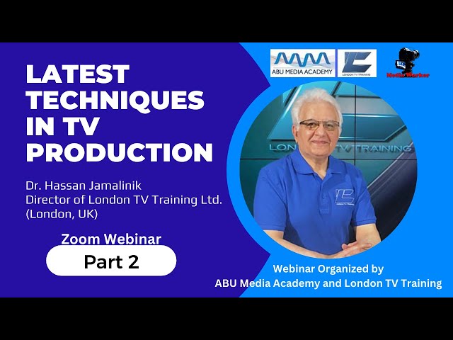 Latest Trends in TV Production: A Webinar with Dr. Hassan Jamalinik (Part 2) | Urdu / Eng Subtitles