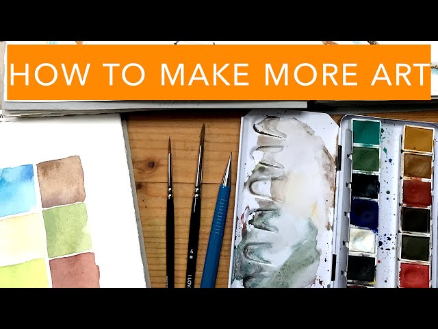 Setting up a creative environment | essential habits to make more art