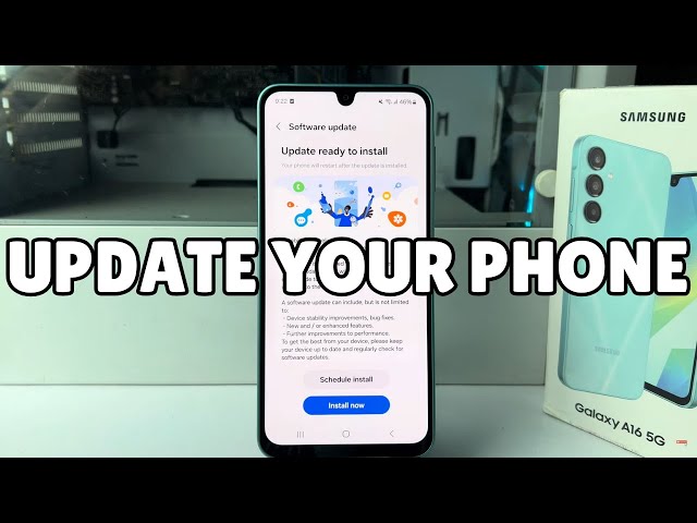 Galaxy A16: How To Update Samsung | Enable Automatic Updates