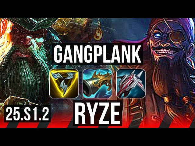 GANGPLANK vs RYZE (TOP) | 10/4/12 | KR Master | 25.S1.2