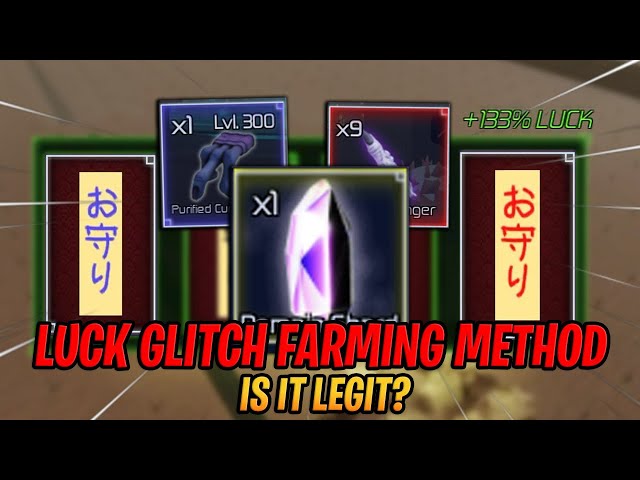 Does The Jujutsu Infinite LUCK Glitch ACTUALLY Work? | Best Farming Method?