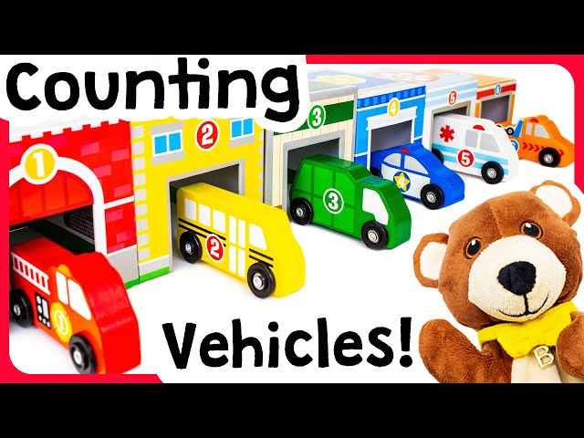 Preschool Learning Videos for Toddlers | Learn how to Count with Toy Cars | 3 & 4 year olds Numbers