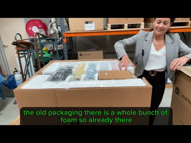 Lexmark Photocopiers Sustainable Packaging