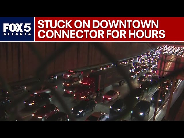 Drivers stuck for hours on Downtown Connector | FOX 5 News