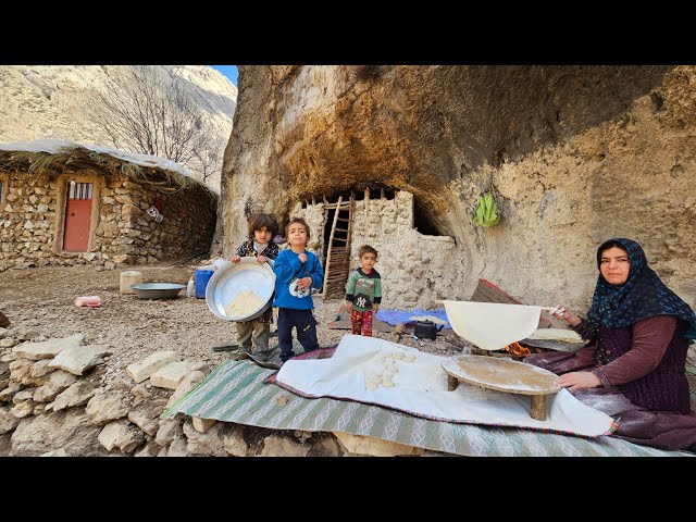 Living in the heart of nature  The art of nomadic women's hands in baking bread and catching fish