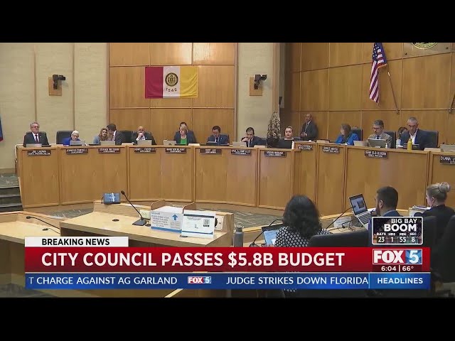 City Council unanimously passes $5.8B budget