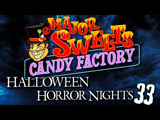 HAUNTED HOUSE REVEAL! Major Sweets Candy Factory Coming To Halloween Horror Nights 2024!