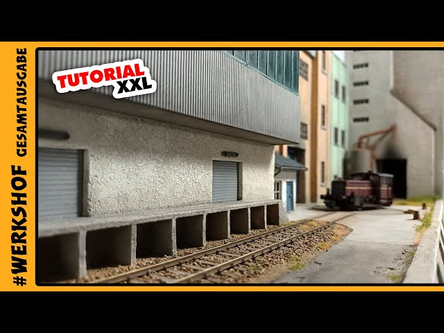 INDUSTRIAL area EASY + AFFORDABLE from leftovers! H0 model building TUTORIAL #kunstmichiworld 165