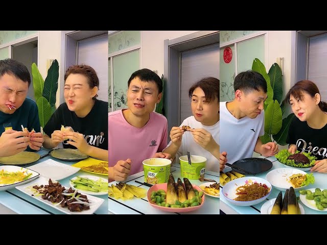 Trending 🔥 Funny Husband Wife Yummy Food Eating Challenge||Prank 😂🤫||Comedy 🤣🤣