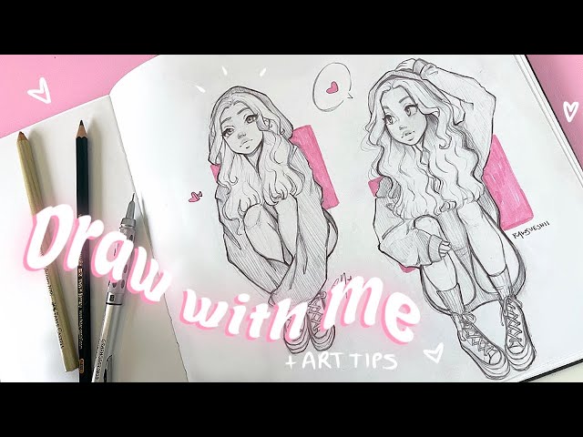 Draw With Me 💕✍🏽 How to Sketch Better -Tips & Tricks | Christina Lorre'