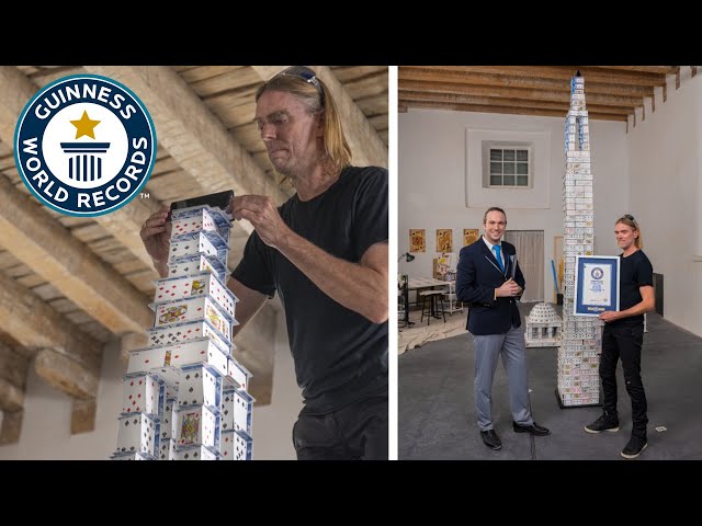 Tallest House of Cards Challenge - HONOR & Guinness World Records