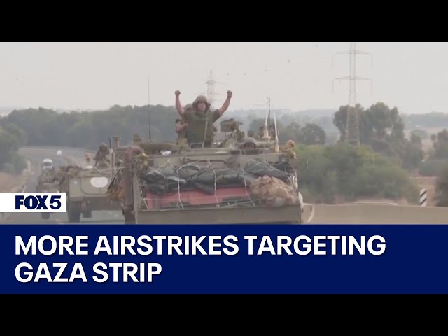 More airstrikes targeting Gaza strip in Israel-Hamas war