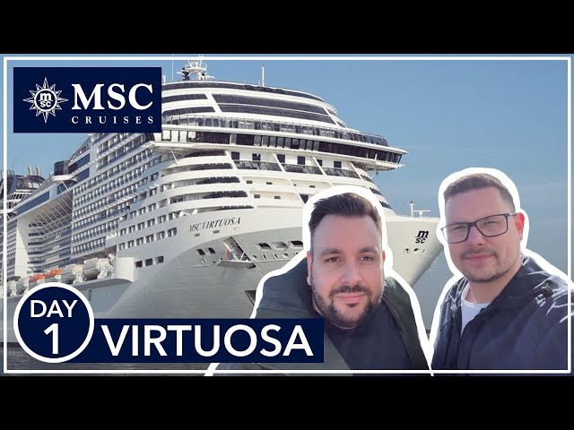 MSC Virtuosa - Day 1 - Embarkation, cabin tour and Tacos!