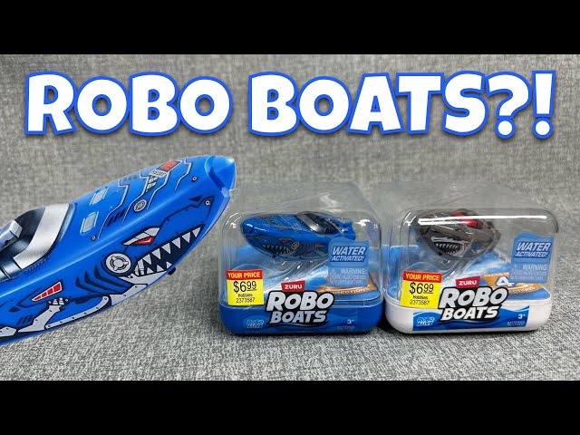 ZURU ROBO BOATS OPENING AND REVIEW! BEST ROBO WATER TOY YET!