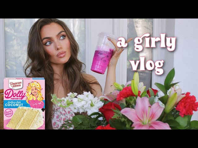 GIRLY VLOG🍰 Fabfitfun Spring 2023 & Duncan Hine's Dolly Parton Coconut Cake!