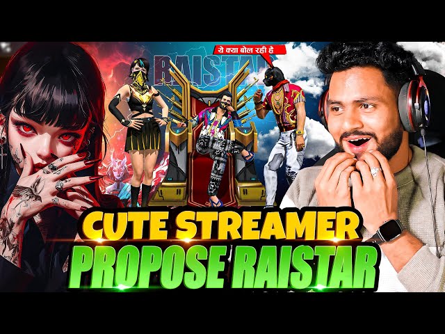 RAISTAR VS CUTE LIVE STREAMER 😱 V Badge Streamer Showing Emote आजा Raistar 1 vs 4 में !! 😤