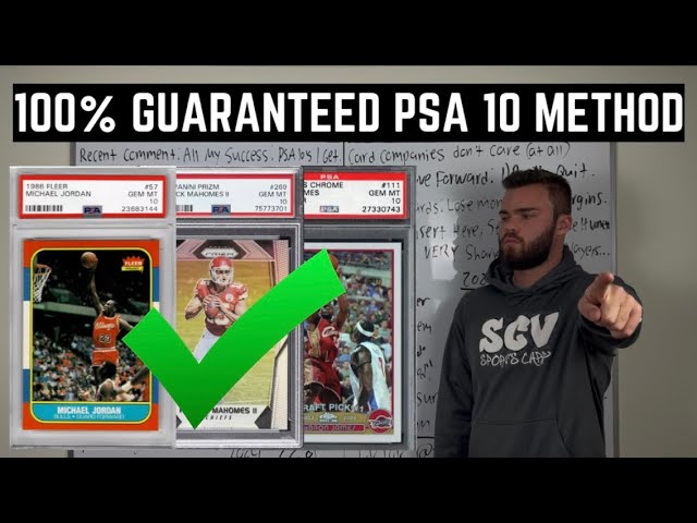 How To Get A PSA 10 On Every Card You Grade (100% GUARANTEED)