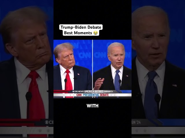 Trump vs Biden Presidential Debate Best Moments 😭🤦🏾‍♀️