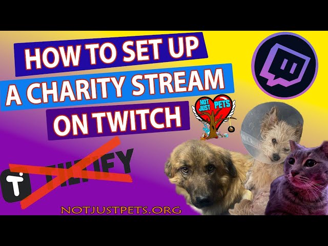 How To Set Up A Charity Stream On Twitch #twitch #twitchstreamer #stream #charity #animals #streamer