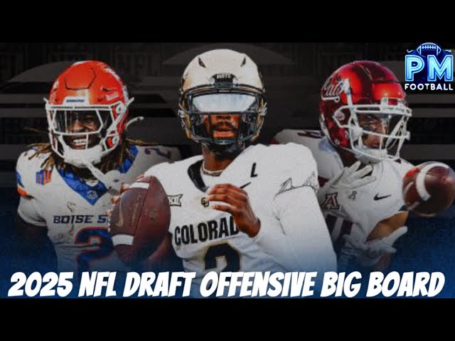 2025 NFL DRAFT | Offensive Big Board | Former College Scouts Opinions