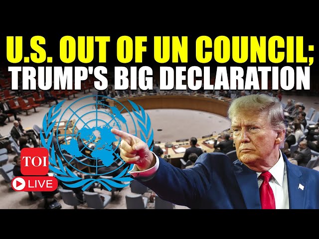 LIVE | Trump Withdraws U.S. From UN Council | Shocking Announcement From Oval Office