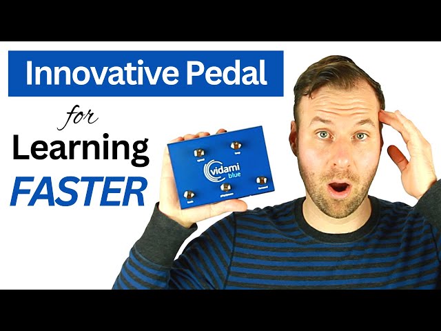 The Best YouTube Looper Pedal for Learning Faster Online! | Vidami Pedal Review (Vidami Blue Demo)