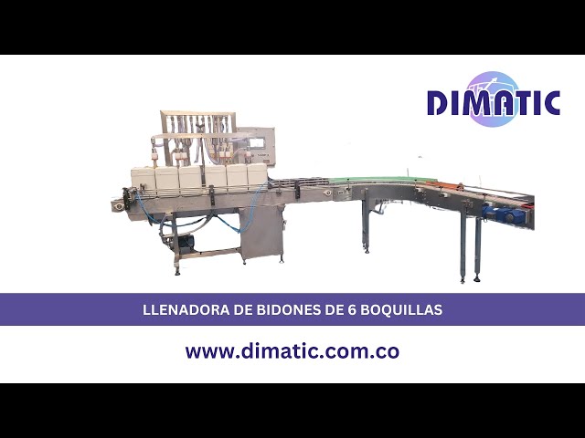 ⭐️ Llenadora Lineal de 6 Boquillas para Galones y Bidones - ¡Automatiza tu Llenado! ⭐️