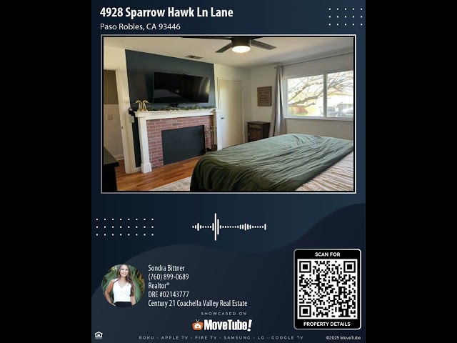 4928 Sparrow Hawk Ln Lane Paso Robles CA 93446 | 3 Bedroom Home For Sale