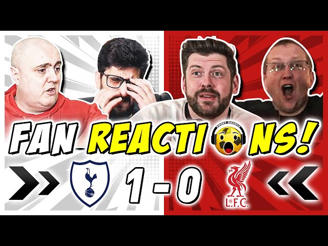 LIVERPOOL FANS DEVASTATED 😫 REACTION TO TOTTENHAM 1-0 LIVERPOOL | CARABAO CUP FAN REACTIONS