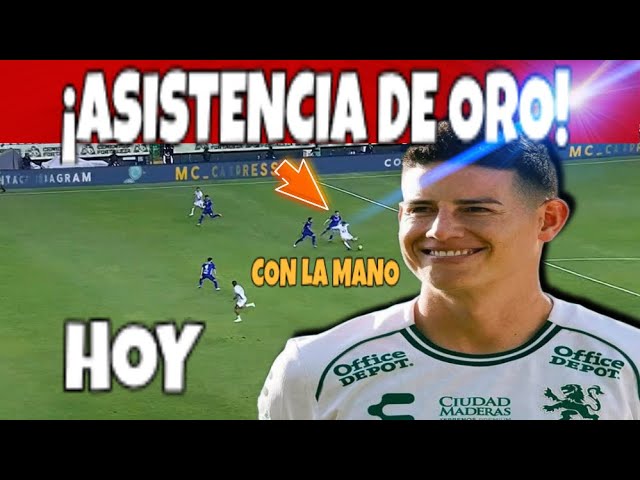 🚨ASISTENCIA DE ORO!! JAMES RODRIGUEZ JUGADOTA  VS TOLUCA Y GOLAZO RELATO MEXICANO SORPRENDE