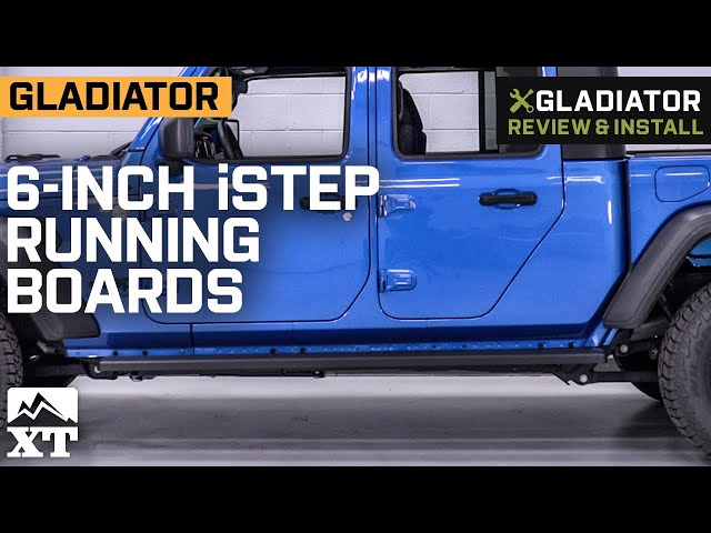 Jeep Gladiator JT 6-Inch iStep Running Boards; Black Review & Install