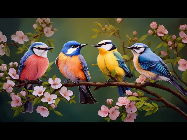 Relaxing  Music - Birds sound, Piano Music Background For Study, Yoga, Meditation