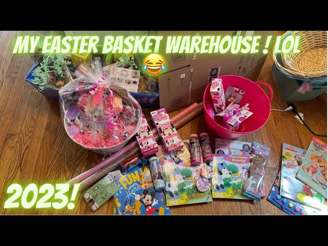 Easter basket supplies are everywhere! Easter baskets 2023 | Easter basket Shipping