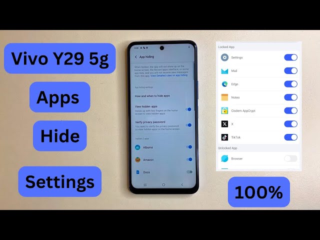 Vivo Y29 5G App Privacy: Hide Your Apps Now