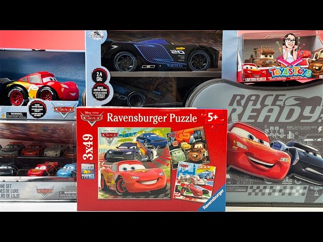 Disney Pixar Cars Toy Collection Unboxing Review | Lightning McQueen Push & Go Talking Vehicle